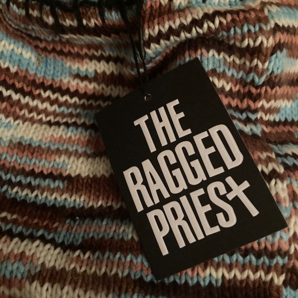 UO The Ragged Priest Data Mini sweater knit Skirt Multi Space Dye Medium - Picture 6 of 12